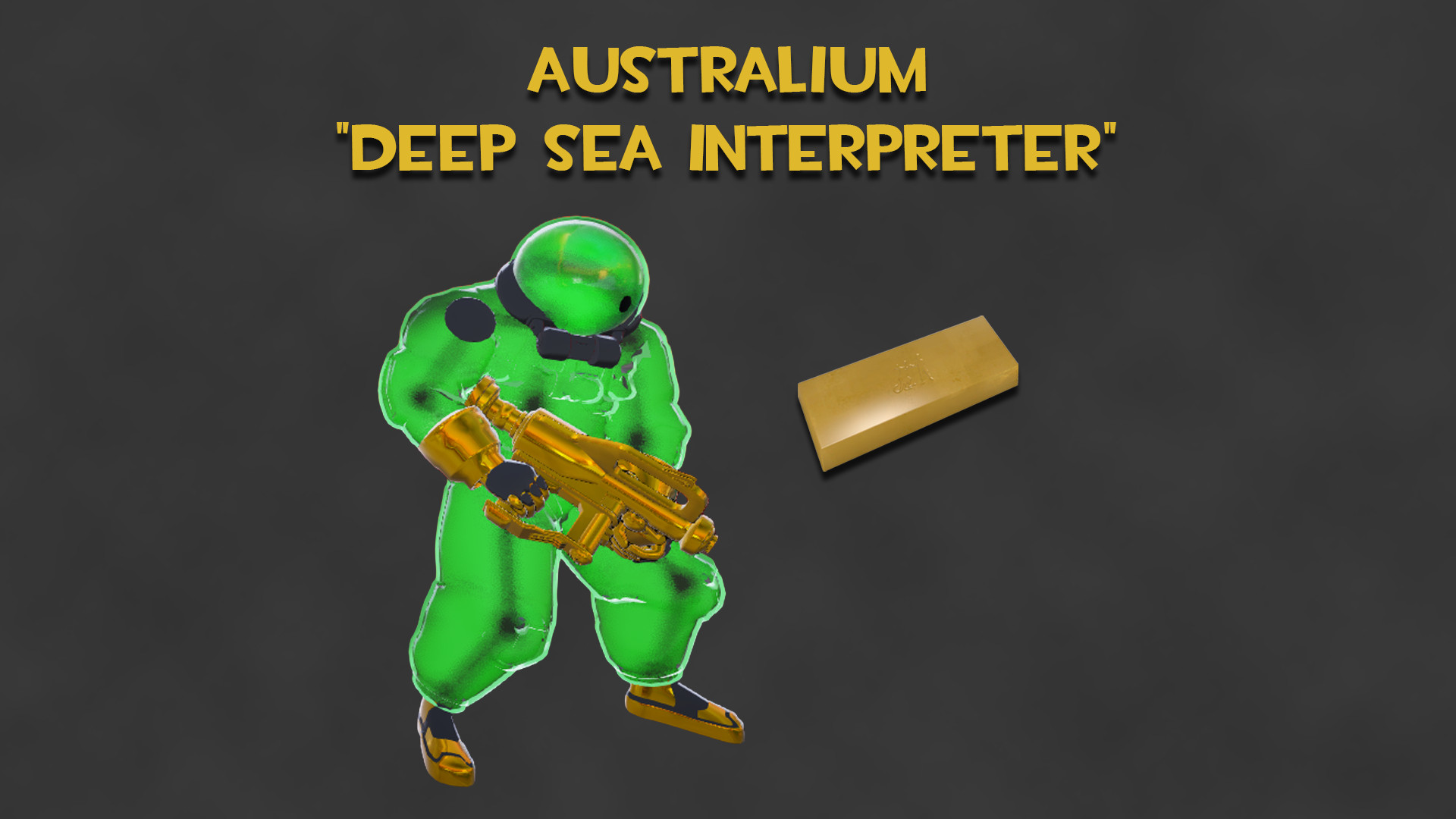 Australium "Deep Sea Interpreter" (Gold Viscous) image 2