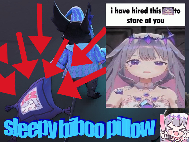 Rem sleepy Biboo pillow replacement image 2