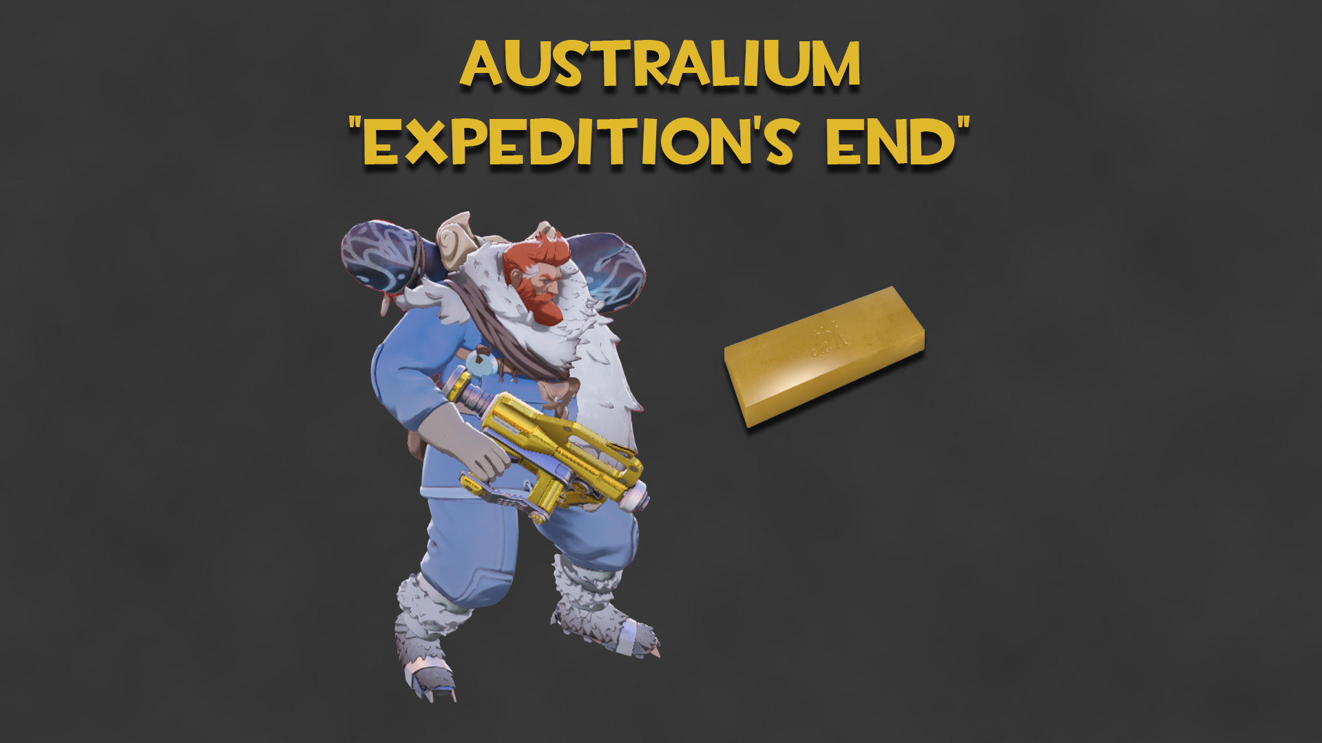 Australium "Expedition's End" (Gold Kelvin Gun) image 2