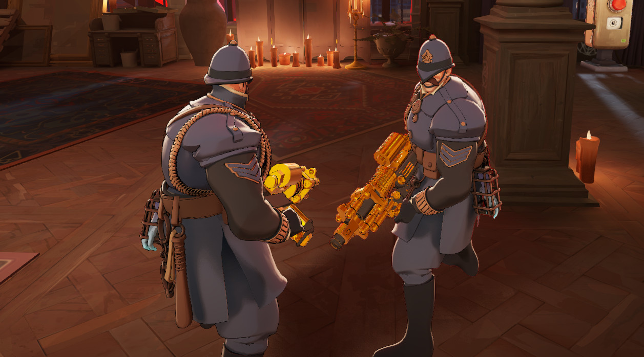Australium "Freedom's Cost" (Gold Warden Gun) image 3