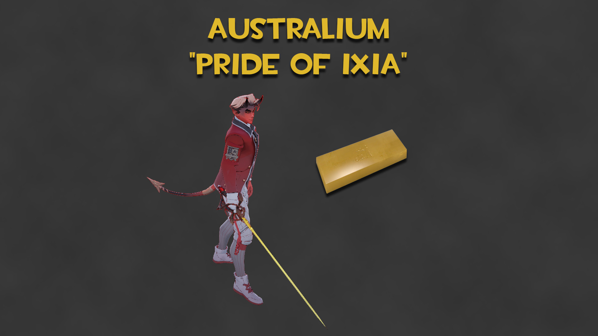 Australium "Pride of Ixia" (Gold Apollo Sword) image 2